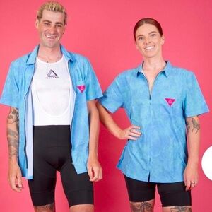 NWT Neopro Unisex Cycling Snap Gravel Jersey Size Large Full Zip Shirt